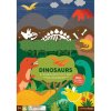 Petit Collage Znovu použiteľné samolepky so scénou Dinosaury 0758524449262 Petit Collage Znovu použiteľné samolepky so scénou Dinosaury 0758524449262