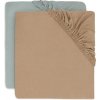 Jollein prestieradlo napínacie 40/50x80/90 2 ks Sea Green