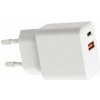 BAUHAUS USB nabíjačka, 20 W, 1× USB-A, 1× USB-C, biela, HC-217 BAUHAUS USB nabíjačka, 20 W, 1× USB-A, 1× USB-C, biela, HC-217