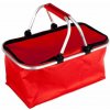 Nákupný košík skladací - červený Nákupný košík skladací - červený