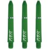 Winmau Násadky Pro Force - short - green Winmau Násadky Pro Force - short - green