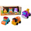 LEAN TOYS Stavebná súprava vozidiel pre batoľatá Guma Soft LEAN TOYS Stavebná súprava vozidiel pre batoľatá Guma Soft