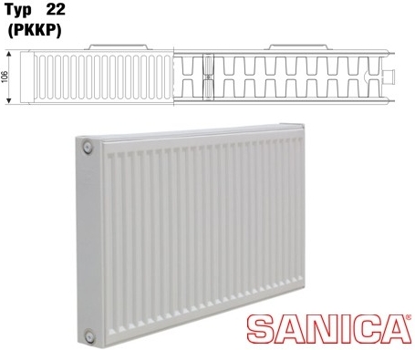 Sanica 22VKP 400 x 1600