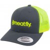 Šiltovka Meatfly Logo Trucker sivá/limetková One Size Šiltovka Meatfly Logo Trucker sivá/limetková One Size