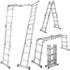 Rebrík štvordielny kĺbový 4 x 3 priečok, 370 cm, 10,8 kg, GEKO Rebrík štvordielny kĺbový 4 x 3 priečok, 370 cm, 10,8 kg, GEKO