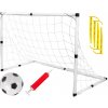 Veľká detská futbalová bránka so sieťou, loptou a pumpičkou Veľká detská futbalová bránka so sieťou, loptou a pumpičkou