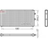 Chladič motora DENSO DRM05076 Chladič motora DENSO DRM05076