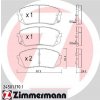Sada brzdových platničiek kotúčovej brzdy ZIMMERMANN 24501.170.1 Sada brzdových platničiek kotúčovej brzdy ZIMMERMANN 24501.170.1