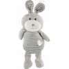 Teddies Zajac / Zajačik sediaci pruhovaný plyš 25cm Teddies Zajac / Zajačik sediaci pruhovaný plyš 25cm