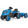 Smoby Šliapací traktor Farmer XL modrý s vozíkom Smoby Šliapací traktor Farmer XL modrý s vozíkom