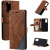 Peňaženkové kožené puzdro SKIN na Oppo Reno 5 5G - Hnedá Peňaženkové kožené puzdro SKIN na Oppo Reno 5 5G - Hnedá