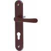 FAB Štíty dverné s kľučkou 90mm MANUELA hnedá FAB Štíty dverné s kľučkou 90mm MANUELA hnedá