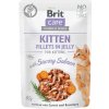 Brit Care Fillets in Jelly Kitten Salmon vlhké krmivo pre mačiatka losos 85 g Brit Care Fillets in Jelly Kitten Salmon vlhké krmivo pre mačiatka losos 85 g
