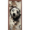 Predator Q1 Samolepiaca tapeta 2D na dvere, futbalová lopta Predator Q1 Samolepiaca tapeta 2D na dvere, futbalová lopta