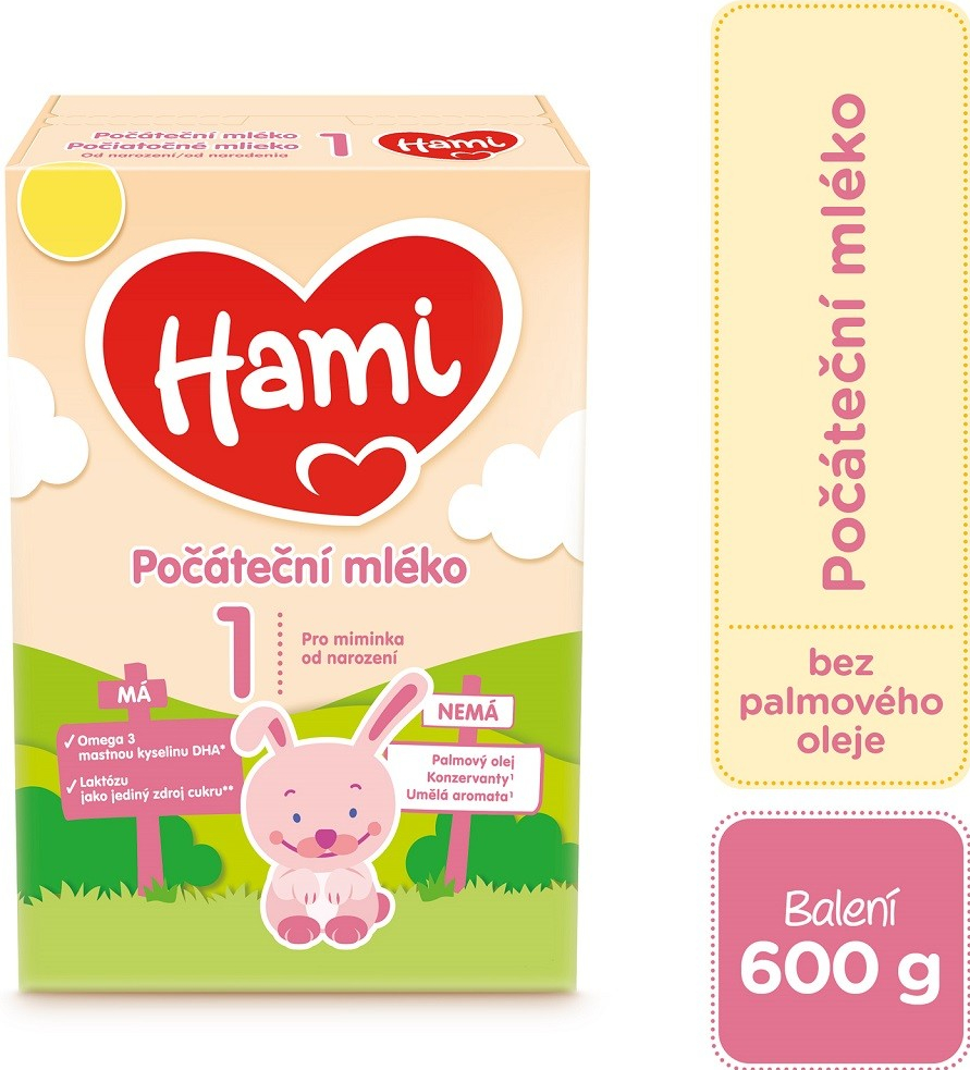 Hami 0+ Počiatočné 600 g