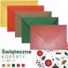 Farebné obálky mix B6 sada Vianoce - 25 ks Farebné obálky mix B6 sada Vianoce - 25 ks