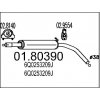 Stredný tlmič výfuku MTS 01.80390 Stredný tlmič výfuku MTS 01.80390