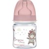 CANPOL BABIES Fľaša so širokým hrdlom Bonjour Paris 120 ml ružová CANPOL BABIES Fľaša so širokým hrdlom Bonjour Paris 120 ml ružová