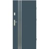 Wiked Premium 32 A plné vonkajší INOX - Set dvere + zárubňa + kľučka