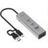 i-tec Universal Charging Metal HUB 2x USB-C + 2x USB-A Port, PD 85W CAHUBMETAL2A2CPD i-tec Universal Charging Metal HUB 2x USB-C + 2x USB-A Port, PD 85W CAHUBMETAL2A2CPD