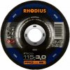 Rhodius 200853 | Rezný kotúč 115x3,0x22,23 mm, FTK33, vypuklý Rhodius 200853 | Rezný kotúč 115x3,0x22,23 mm, FTK33, vypuklý