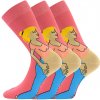 Lonka WOODOO farebné veselé ponožky TĚHULE 1 pár