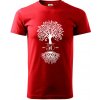 Narodeninový strom 50 - Klasické pánske tričko vyššej gramáže - 3XL ( Červená ) Narodeninový strom 50 - Klasické pánske tričko vyššej gramáže - 3XL ( Červená )