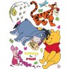 DKS1086 Samolepiace dekorácie WINNIE THE POOH 30 × 30 cm DKS1086 Samolepiace dekorácie WINNIE THE POOH 30 × 30 cm