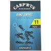 Carp Whisperer obratlíky s kroužkem Ring Swivel veľ.11