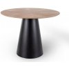 Wilsondo Okrúhly jedálenský stôl Angel 120 - dub/čierna Wilsondo Okrúhly jedálenský stôl Angel 120 - dub/čierna