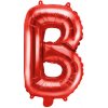 PartyDeco Fóliový balón Mini - Písmeno B 35 cm červený PartyDeco Fóliový balón Mini - Písmeno B 35 cm červený
