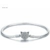 For Silver Náramok Mačka so zirkónmi - Striebro 925 Dĺžka: 19cm For Silver Náramok Mačka so zirkónmi - Striebro 925 Dĺžka: 19cm