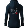 Vyzerá, cíti sa, chová sa - 60 rokov - Mikina dámska trendy zipper s kapucňou - L ( Tmavomodrá (takmer čierna) ) Vyzerá, cíti sa, chová sa - 60 rokov - Mikina dámska trendy zipper s kapucňou - L ( Tmavomodrá (takmer čierna) )