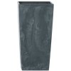 Prosperplast Kvetináč s vložkou Urbi Square 22 x 42 x 22 cm Š x V x H, antracitová/betón Prosperplast Kvetináč s vložkou Urbi Square 22 x 42 x 22 cm Š x V x H, antracitová/betón