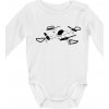 Dron kresba - Body dojčenské s dlhým rukávom - Dlhý r. do 3 mes ( Biela ) Dron kresba - Body dojčenské s dlhým rukávom - Dlhý r. do 3 mes ( Biela )