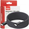 AMiO Magnetický USB kábel USB-C to USB-C 60W 100cm 04840 AMiO Magnetický USB kábel USB-C to USB-C 60W 100cm 04840