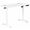 ModernHome JNI-D45A-5-1 Elektricky výškovo nastaviteľný stôl 120 x 60 cm, biely ModernHome JNI-D45A-5-1 Elektricky výškovo nastaviteľný stôl 120 x 60 cm, biely