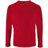 SOĽS Sporty Lsl Pánske funkčné tričko dlhý rukáv SL02071 Red