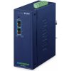 PLANET IP40 Industrial 2-Port konvertor sieťovej kabeláže 10000 Mbit/s Modrá (IXT-900-2X) PLANET IP40 Industrial 2-Port konvertor sieťovej kabeláže 10000 Mbit/s Modrá (IXT-900-2X)