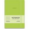 Shkolyaryk Genius Zápisník tvrdé dosky A5, linajkový, zelený