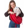 Prepravná taška tkanina Doggy červená L 65 cm x 50 cm x 36 cm Prepravná taška tkanina Doggy červená L 65 cm x 50 cm x 36 cm