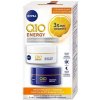Nivea Q10 Energy Energizujúci denný a nočný krém proti vráskam 2 x 50 ml darčeková sada Nivea Q10 Energy Energizujúci denný a nočný krém proti vráskam 2 x 50 ml darčeková sada