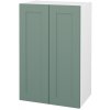 Dreja Horná kúpeľňová skrinka PORTO SYD2 50 - N01 Biela lesk / Úchytka T00 / M18 Mint mat Dreja Horná kúpeľňová skrinka PORTO SYD2 50 - N01 Biela lesk / Úchytka T00 / M18 Mint mat