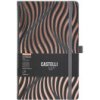 Castelli Rose Sand linajkový zápisník S A6 Black