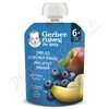 Gerber Natural kapsička jablko/borův./banán 90g 6M Gerber Natural kapsička jablko/borův./banán 90g 6M