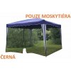 Moskytiéra na záhradný párty stan 3 x 3 m, čierna Moskytiéra na záhradný párty stan 3 x 3 m, čierna