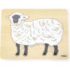 VIGA Montessori puzzle s úchytmi Ovca VIGA Montessori puzzle s úchytmi Ovca