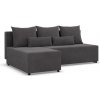 Rohová rozkladacia sedačka FERMO Poso tmavosivá Rohová rozkladacia sedačka FERMO Poso tmavosivá