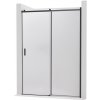 CERANO - Sprchové posuvné dvere Santoro - pravá - 6 mm - čierna matná, mliečne sklo - 140x195 cm CERANO - Sprchové posuvné dvere Santoro - pravá - 6 mm - čierna matná, mliečne sklo - 140x195 cm