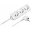URZ3196-1,5 Predlžovací kábel biely KEMOT, 3 zásuvky, 1,5m URZ3196-1,5 Predlžovací kábel biely KEMOT, 3 zásuvky, 1,5m